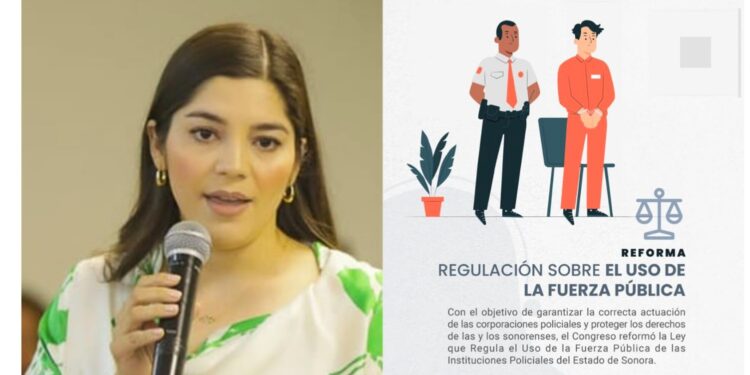 Aprueba Congreso de Sonora iniciativa de Amairany Peña para regular el uso de la fuerza