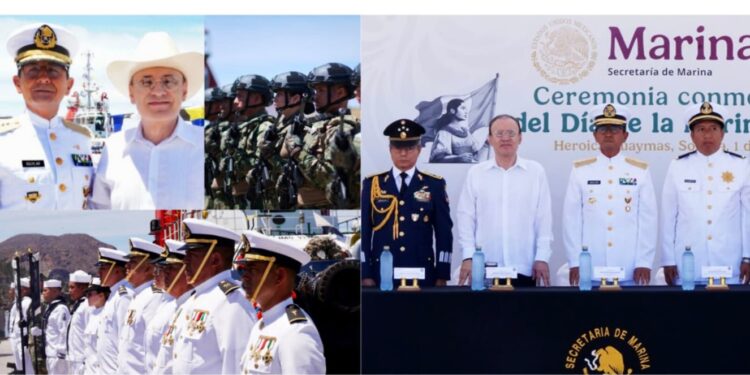 Gobernador Durazo conmemora el 84 aniversario del Día de la Marina Nacional