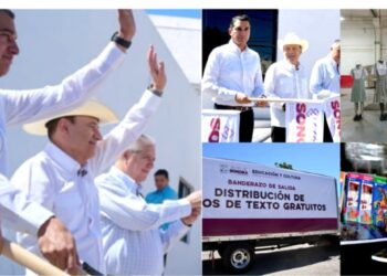 Gobernador Durazo arranca distribución de más de 3.3 millones de libros de texto en escuelas públicas