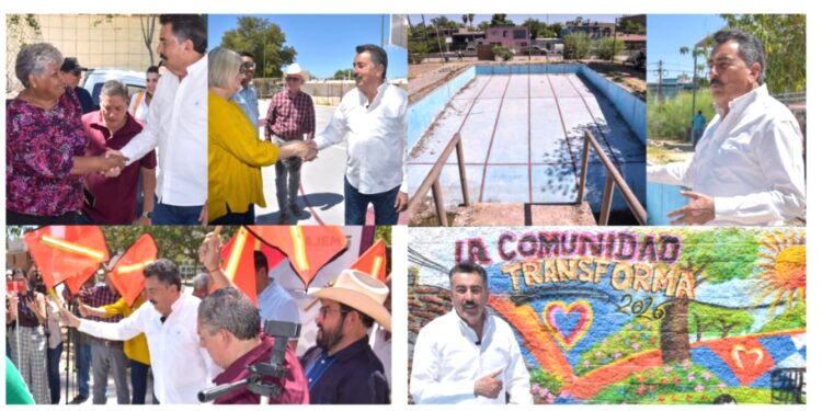DA BANDERAZO JAVIER LAMARQUE A REMODELACIÓN DE ALBERCA DEL MÓDULO DEPORTIVO DE LA PLAZA CONSTITUCIÓN