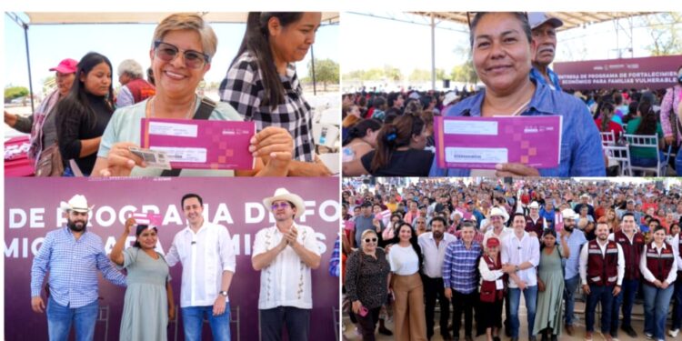Beneficia Gobernador Durazo a 4 mil 500 familias del sur de Sonora con programa de Fortalecimiento Económico