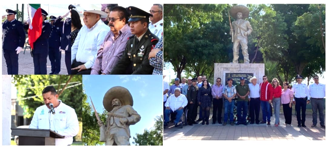 CONMEMORA AYUNTAMIENTO DE CAJEME EL 148 ANIVERSARIO DEL NATALICIO DEL GENERAL EMILIANO ZAPATA