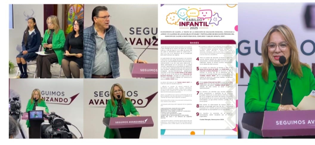 INVITAN A ESTUDIANTES DE SEXTO GRADO A PARTICIPAR EN CONCURSO CABILDO INFANTIL 2025 DE CAJEME