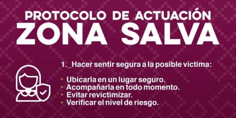 Zonas SALVA son lugares seguros para mujeres en riesgo o peligro