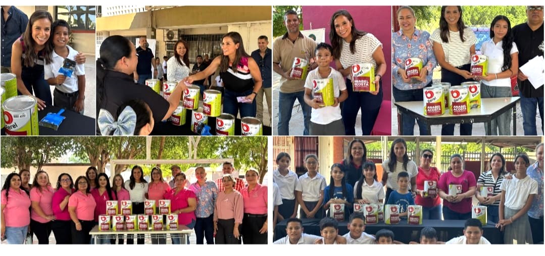 SE BENEFICIAN MÁS DE 5 MIL ESTUDIANTES CON EL PROGRAMA “DALE VIDA A TU ESCUELA”, IMPULSADO POR LA DIPUTADA ANABEL ACOSTA