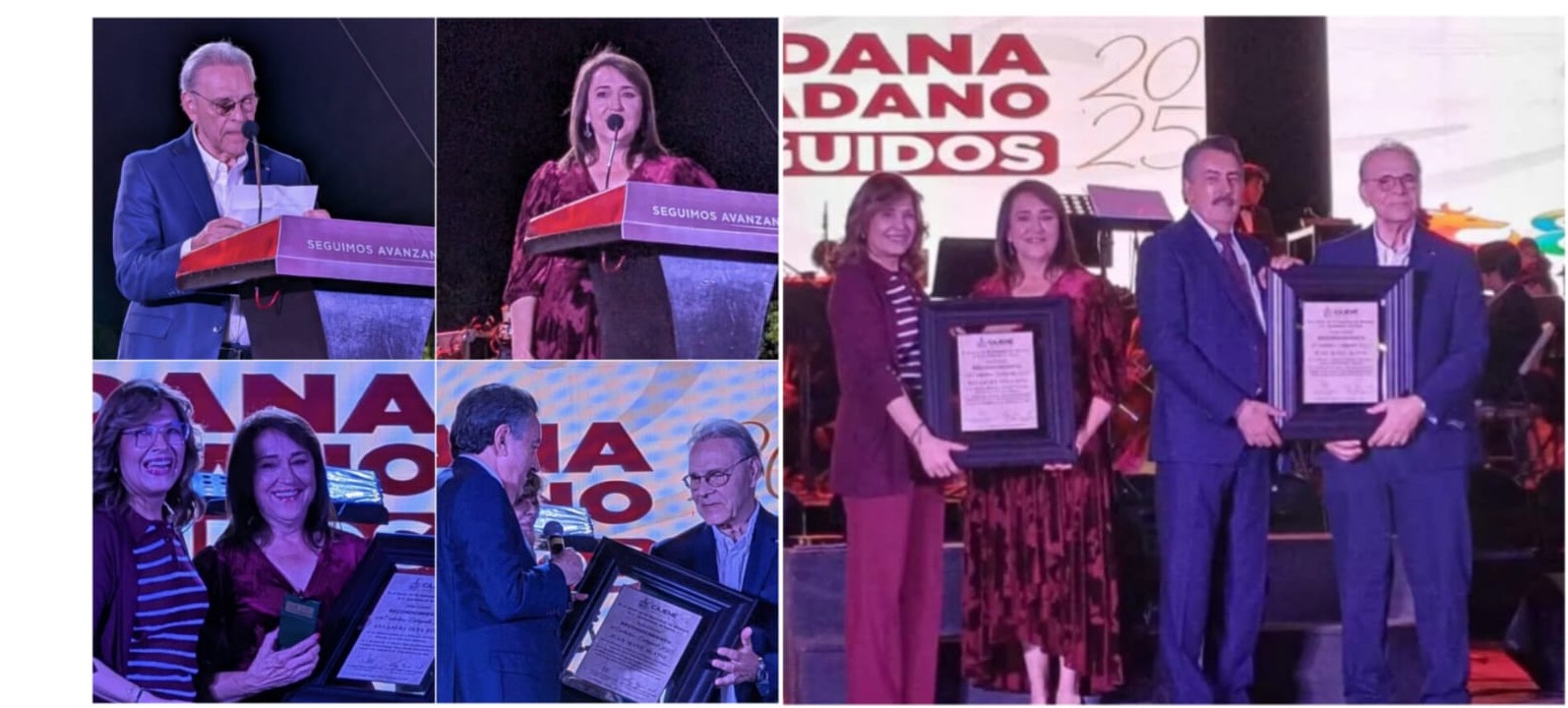 Ana Laura Olea Ruiz y Juan Manz Alaniz, son Ciudadanos Distinguidos