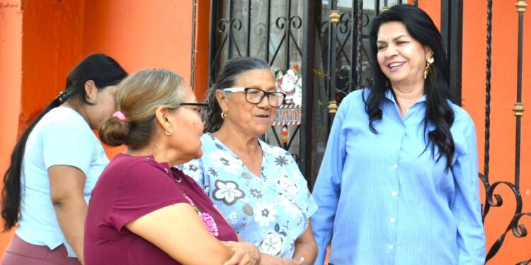 Diputada Ernestina Castro Fortalece Trabajo Territorial en colonias de Cajeme