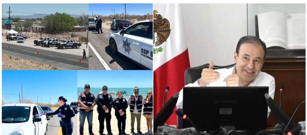 Gobernador Durazo refuerza atención a más de 2 millones de turistas en Semana Santa en Sonora