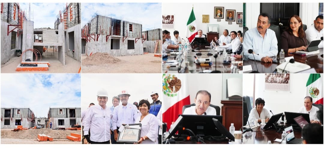 Gobernador Durazo avanza construcción de 33 mil 800 viviendas en Sonora con respaldo de Presidenta Sheinbaum