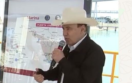 PROYECTO DE EXPANSIÓN DEL PUERTO DE GUAYMAS PRESENTA GOBERNADOR ALFONSO DURAZO
