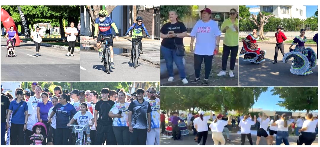SINDICATURA MUNICIPAL Y DIF CAJEME PARTICIPARON EN ´´ DOMINGUEANDO EN BICI Y +