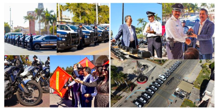 ENTREGA LAMARQUE NUEVO PARQUE VEHICULAR Y EQUIPO TECNOLÓGICO A LA SSPM