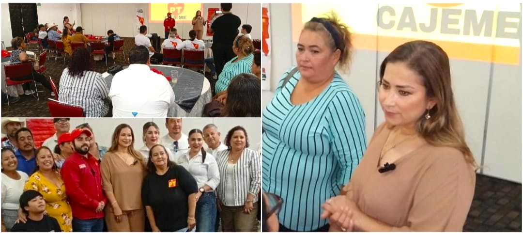 MARINA HERRERA  IMPARTE CONFERENCIA A MUJERES DEL PT CAJEME