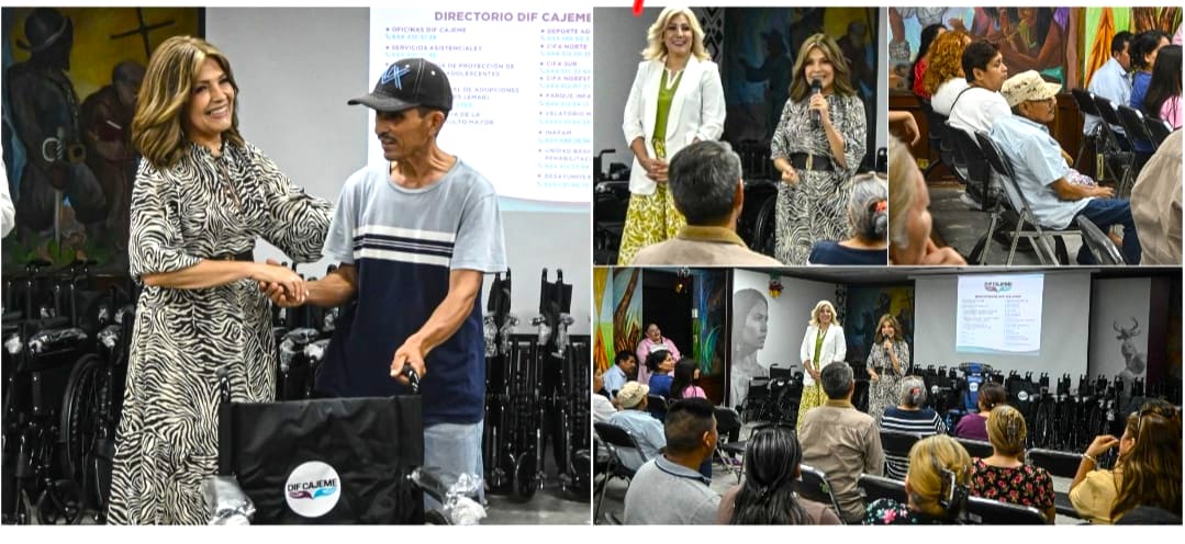 DIF CAJEME FORTALECE INCLUSIÓN CON ENTREGA DE SILLAS DE RUEDAS