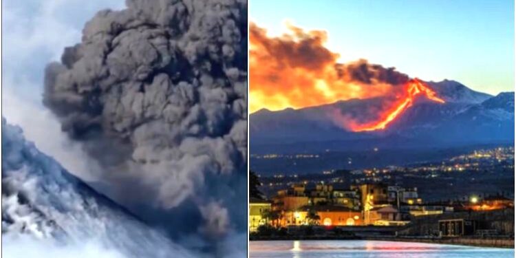 Código Rojo en Italia tras erupción de Volcán Etna