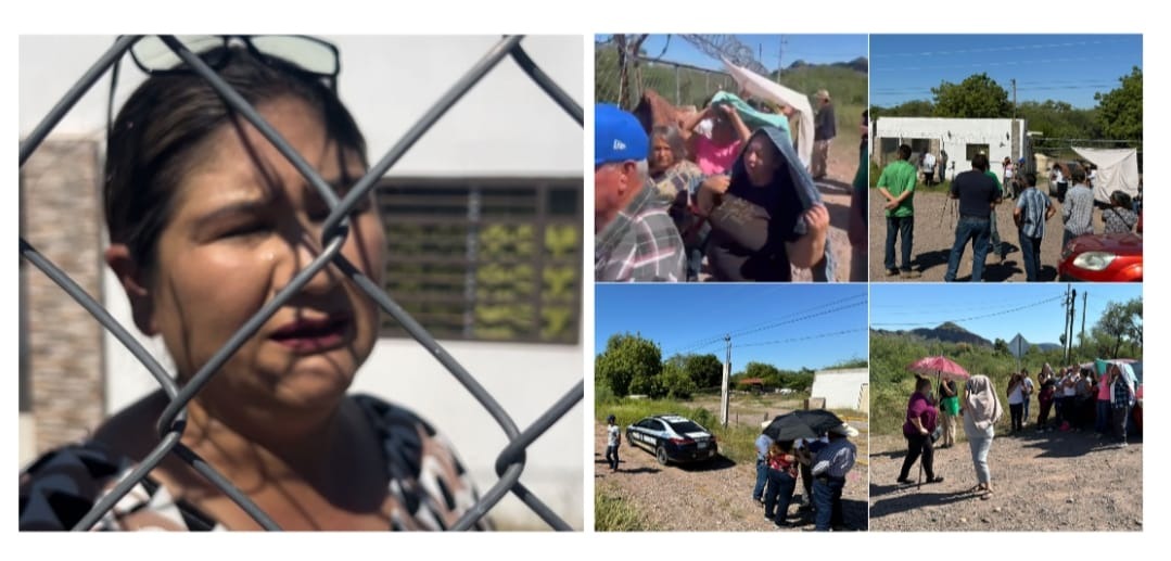 Habitantes del Pueblo de Hornos evitan desalojo de una madre de familia