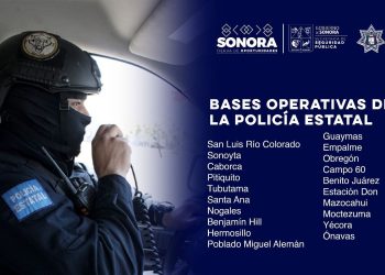 POLICÍA ESTATAL DE SEGURIDAD PÚBLICA REFUERZA PRESENCIA EN MUNICIPIOS DE SONORA