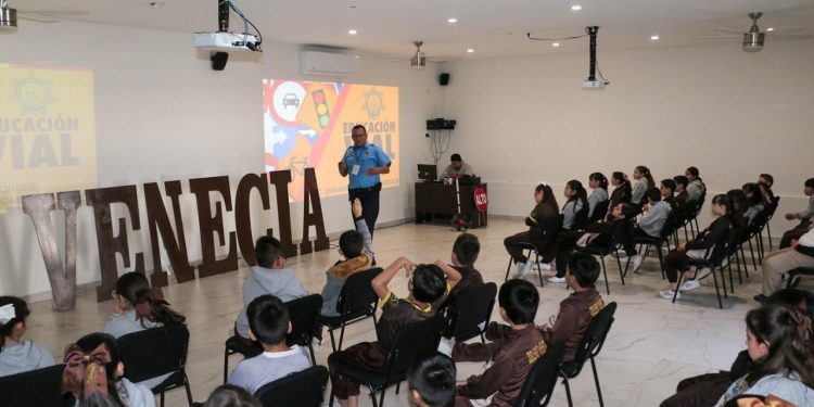 PROMUEVE TRÁNSITO MUNICIPAL CULTURA VIAL EN NIÑAS Y NIÑOS DE CAJEME