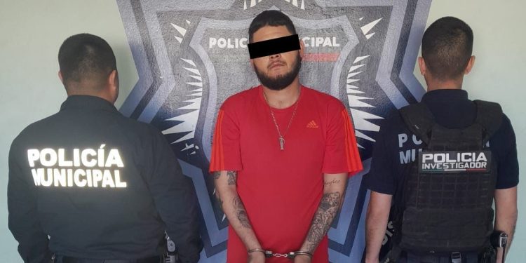 ARRESTA SSPM A SUJETO POR PORTACIÓN DE ARMA PROHIBIDA