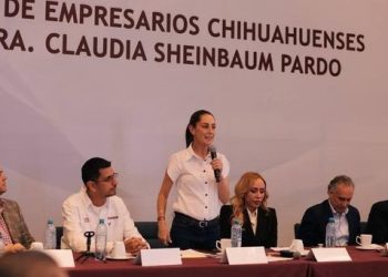 CLAUDIA SHEINBAUM PRESENTA SUS COMPROMISOS PARA CIUDAD JUÁREZ ANTE EMPRESARIOS DE CHIHUAHUA