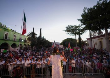 ME VA A TOCAR EL PRIVILEGIO, EL ORGULLO DE SER LA PRIMERA MUJER PRESIDENTA: CLAUDIA SHEINBAUM EN MIAHUATLÁN, OAXACA