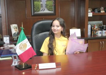 PAULA DANITZA ASUME POR UN DÍA EL CARGO DE JEFA DE LA SSPM