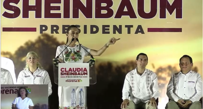 “HAY QUE PROTEGER LA ECONOMÍA DE LAS FAMILIAS”, NO HABRÁ AUMENTO EN LOS PRECIOS DE LA GASOLINA, LUZ, GAS Y PREDIAL: CLAUDIA SHEINBAUM EN MÉRIDA, YUCATÁN