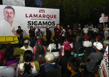 JAVIER LAMARQUE SE COMPROMETE A SEGUIR TRABAJANDO CON EL PLAN DE JUSTICIA YAQUI