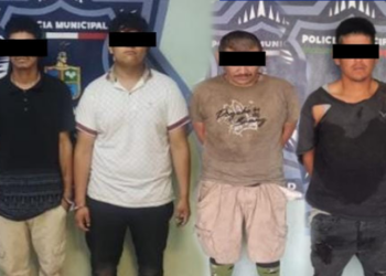 DETIENE POLICÍA MUNICIPAL EN PATRULLAJES A 4 PRESUNTOS