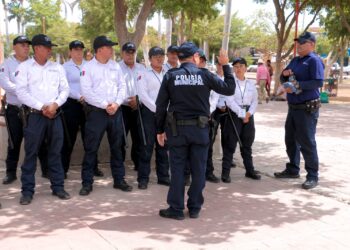 REALIZAN CADETES DE LA ACADEMIA DE POLICÍA MUNICIPAL PRÁCTICA EN VÍA PÚBLICA