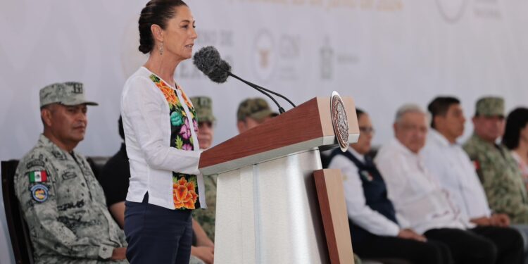 NOS CORRESPONDE FORTALECER LA GUARDIA NACIONAL: CLAUDIA SHEINBAUM