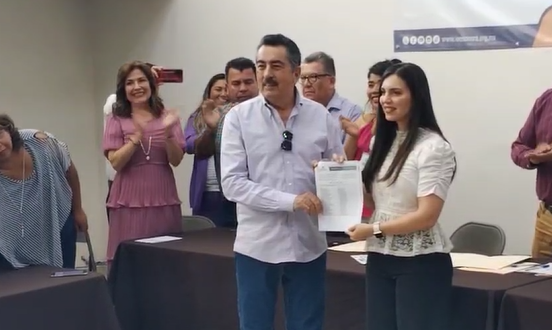 ENTREGAN IEE SONORA CONSTANCIA DE MAYORIA A JAVIER LAMARQUE CANO, COMO ALCALDE ELECTO DE CAJEME