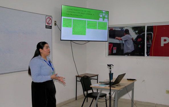 SEGURIDAD PÚBLICA DE CAJEME, IMPARTE CURSOS PARA MANEJO DE FRUSTRACIÓN A SUS INTEGRANTES