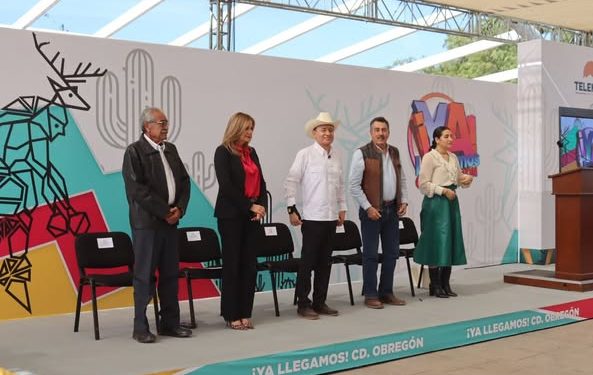 INAUGURA GOBERNADOR Y ALCALDE LAMARQUE, SEÑAL DE TELEMAX EN CAJEME