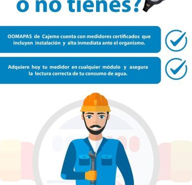 OOMAPAS DE CAJEME, CUENTA CON MEDIDORES, ADQUIERE EL TUYO