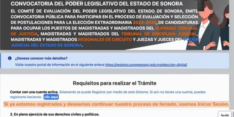 TUTORIAL DETALLADO DE REGISTRO, PARA CARGOS DE JUZGADORES DEL ESTADO