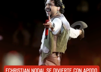 Christian Nodal se divierte con apodo ‘El Golfo de México’ y responde así