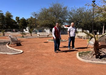El presidente Javier Lamarque, supervisó el avance de importante