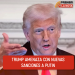 Trump amenaza con nuevas sanciones a Putin