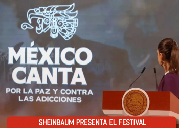 Sheinbaum presenta el festival ‘México canta’ para promover la música mexicana