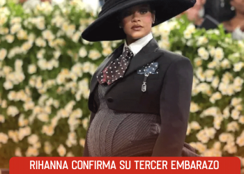 Rihanna confirma su tercer embarazo en la Met Gala 2025 y deslumbra con su estilo icónico
