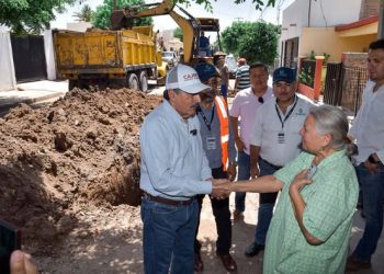 EL PRESIDENTE DE CAJEME JAVIER LAMARQUE SUPERVISA OBRAS DE OOMAPASC