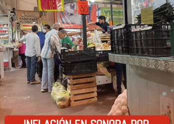 Inflación en Sonora por debajo de la media nacional