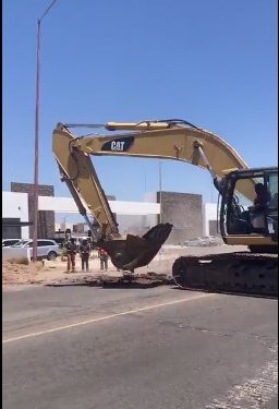 #VÍDEO- OOMAPASC REALIZA TRABAJOS EN CALLE CALIFORNIA