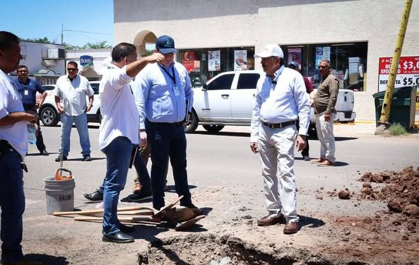 SUPERVISAN DIVERSAS OBRAS EN CAJEME