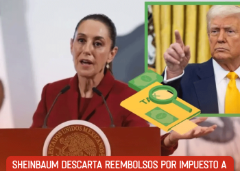 Sheinbaum descarta reembolsos por impuesto a remesas; plantea nuevo plan ante paquete fiscal de Trump