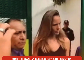 Disculpas y pagar 97 mil pesos, con ello Lady Racista evitó la cárcel