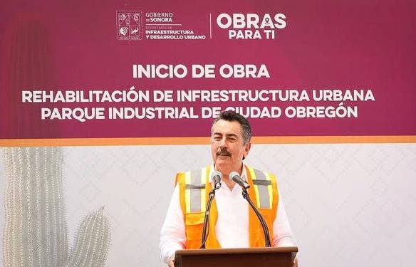 ¡Arranca la renovación del Parque Industrial de  Cd. Obregón!