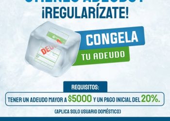 OOMAPASC PONE A TU DISPOSICIÓN EL PROGRAMA “CONGELA TU ADEUDO”