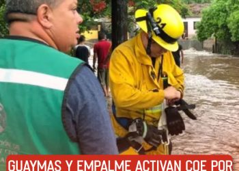 Guaymas y Empalme activan COE por potencial ciclón en el Pacífico